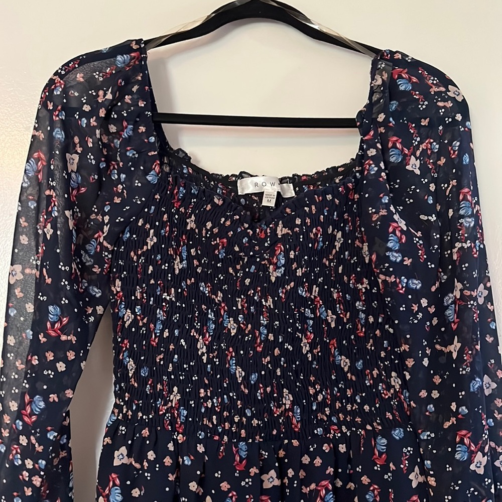 Floral Blue Dress